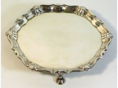 An early George III 1746 London silver salver by J