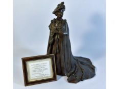 A rare Royal Worcester limited edition bronze, no.