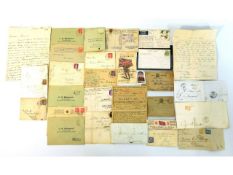 A quantity of postal ephemera including 19thC. & l