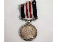 A George V medal awarded for Bravery In The Field