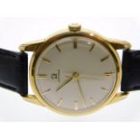 A gents Omega wrist watch, case diameter 33m, curr