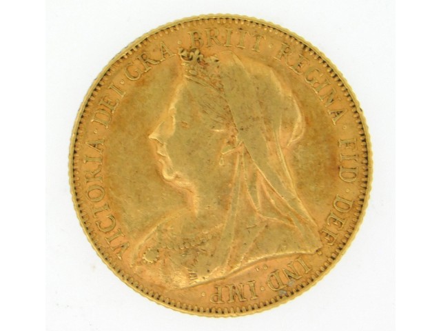 An old head Victorian full gold sovereign dated 19