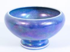 A 1920's Ruskin pottery bowl, 2.5in diameter