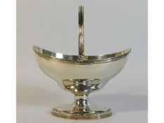 A George III 1799 London silver sugar basket by Cr