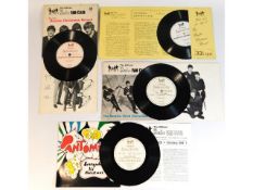 Four Beatles fan club Christmas flexi discs