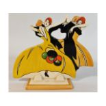 After Clarice Cliff, a Wedgwood art deco style Age