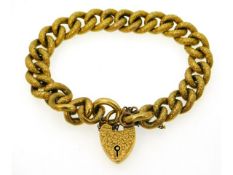 An 18ct gold bracelet with floral decor throughout