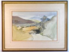 A framed Nancy Corkish (Manx school, 1936-2021) la