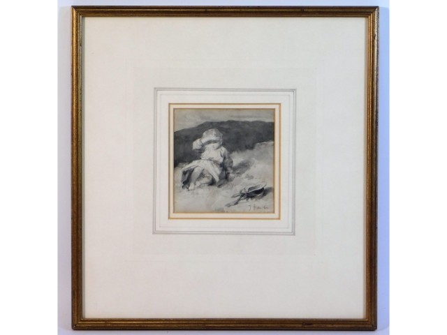 A framed Thomas Faed (Scottish school, 1826-1900)