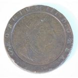 A 1797 George III two pence piece