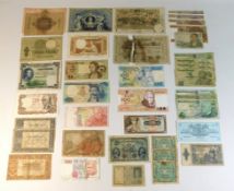 A quantity of European bank notes
