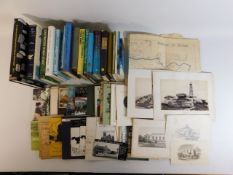 A quantity of Cornish related books, maps, ephemer