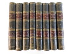 The history of England, eight volumes from BC54 to