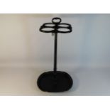 A 19thC. W.B & Co. cast iron stick/umbrella stand,