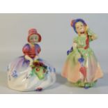 A vintage Royal Doulton Babie HN1679 twinned with