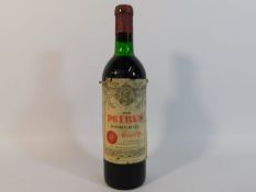 A 1969 Petrus Pomerol Grand Vin red wine, high sho