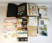 A quantity of stamps, albums & related ephemera