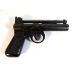 A vintage Webley Junior .177 air pistol
