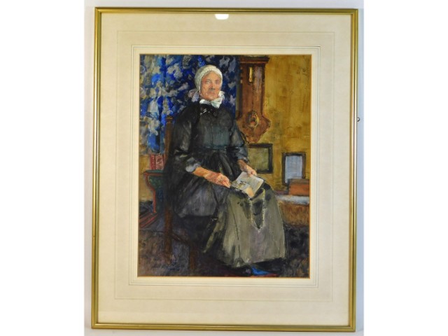 A framed Cecil Jay 1884-1930 (Mrs. George Hitchcoc