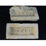 Two Candy bricks