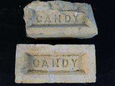 Two Candy bricks