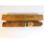 A cased large cigar, 13.25in long, in Le Tour Du M