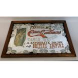 A Carter's Carbonated pub mirror, 39.5in x 27.75in