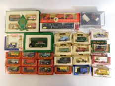 A quantity of boxed diecast vehicles including Cor