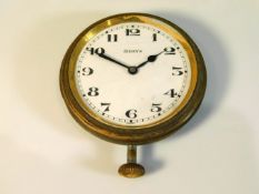 A vintage 8 day motor car clock, not running