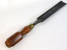 A good example of a J. Buck walnut handled cast st