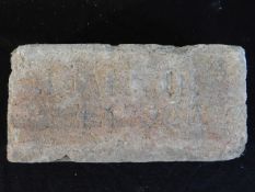 A Martin of Lee Moor (Devon) brick