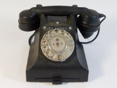 A Bakelite telephone