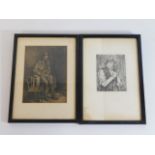 Two antique Charles Spencelayh lithographs