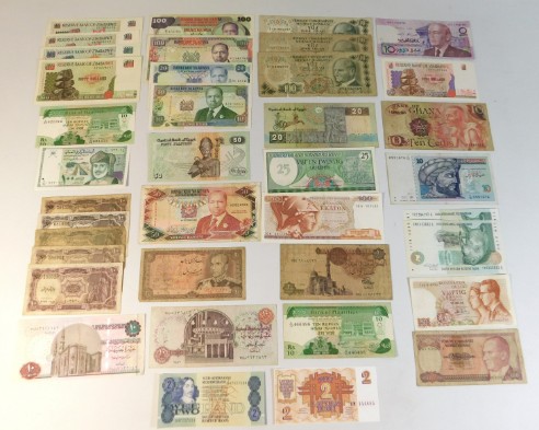 A quantity of Africa & Middle East bank notes