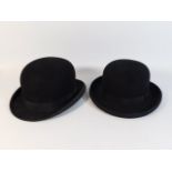 Two bowler hats, one by Christy's of London, size