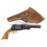 A Samuel Colt second generation 1852 pattern patent no.281 U.S. Dragoons percussion army revolver, b