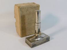 A 1930's stainless ice cream wafer maker with orig