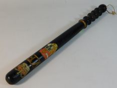 A Victorian style police truncheon, 19.25in