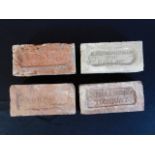 Four Devon bricks, two Torquay, one Newton Abbot &