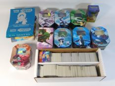 A large collection of Pokeman trading cards & rela