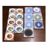 Nine Wedgwood Children's Story plates with boxes t