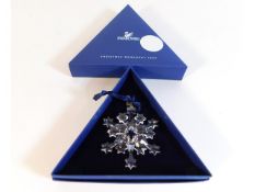 A boxed 2004 Swarovski crystal Christmas tree ornament