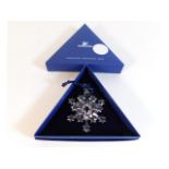 A boxed 2004 Swarovski crystal Christmas tree ornament