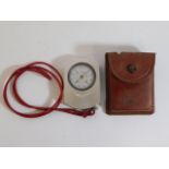 A vintage Suunto compass from Finland with leather