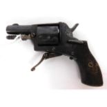 A late 19thC. small six shooter revolver, possibly
