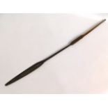 A 19thC. Zulu assegai tribal art short spear, poin