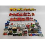 A quantity of mixed play worn diecast model vehicl