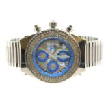 A ladies Technomarine Chronograph with approx. 1ct