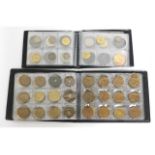 Two albums of mixed coinage & tokens