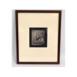 A framed c.1876 photograph of Dorothy Kitchin recl